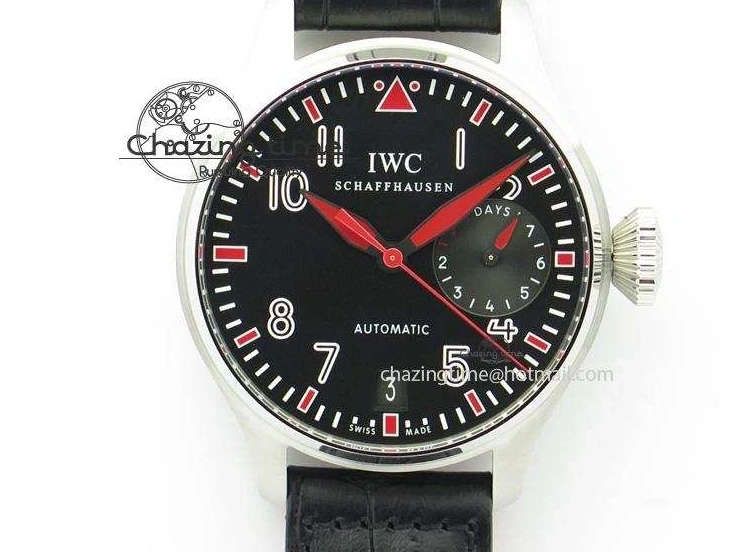 MIROTIME 0501 RelaxedFit Big Pilot Real PR IW500435 “Muhammad Ali” ZF Best Edition On Black Leather Strap A 7295